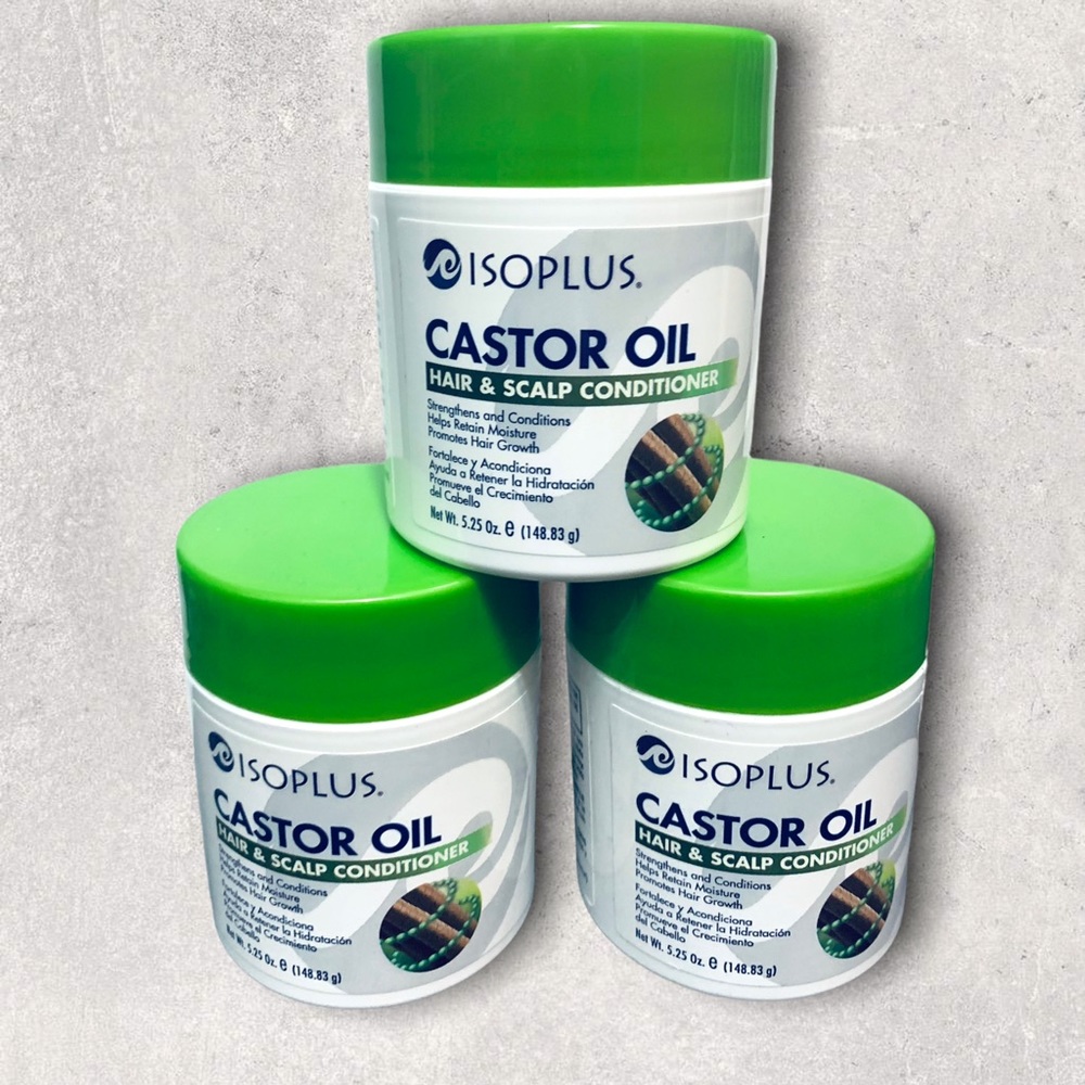 SOLD (3) isoplus Castor Oil Hair & Scalp Conditioner 5.25 oz - Picture 1 of 3